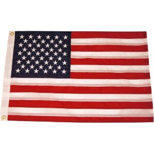 U.S. 50 Star Sewn Boat Flag, 12 x 18 inch