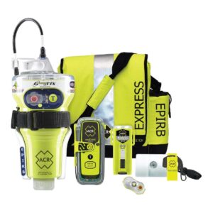 ACR Survival Kit with EPIRB, Personal Locator Beacon, Ditch Bag, and Safety Gear